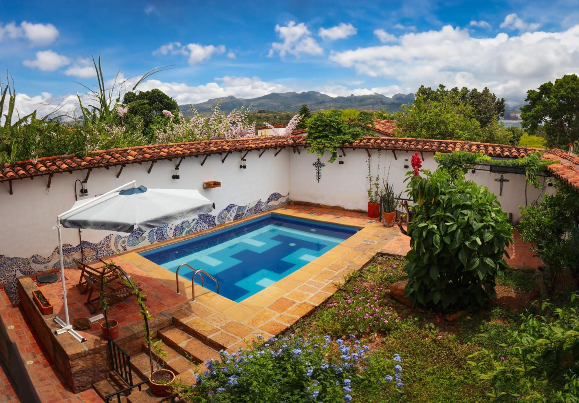 Hotel Casa El Mandarino Barichara Exterior foto