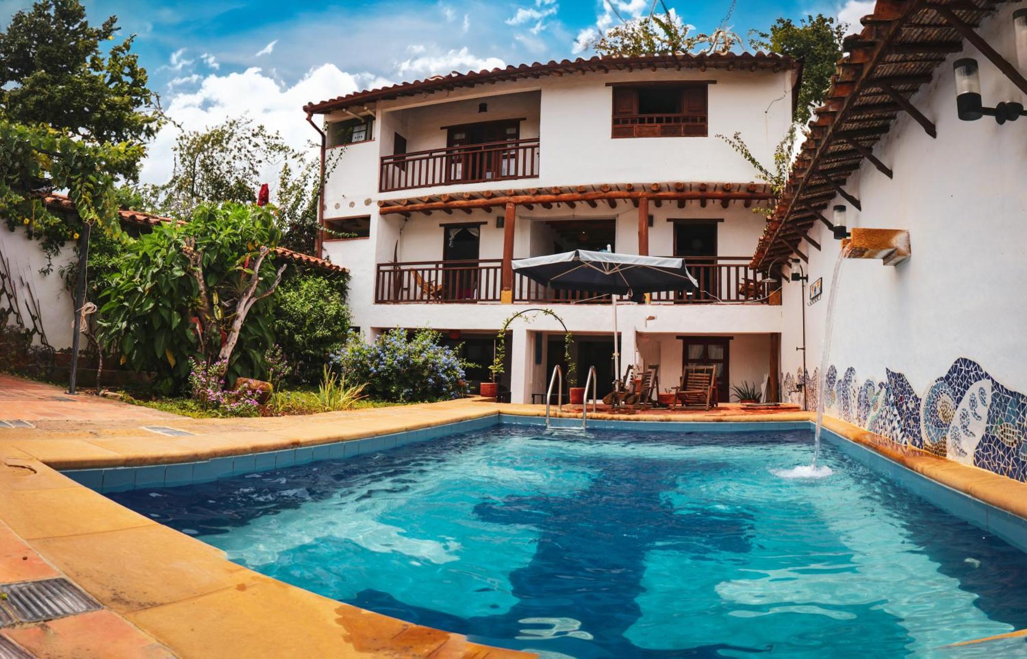 Hotel Casa El Mandarino Barichara Exterior foto